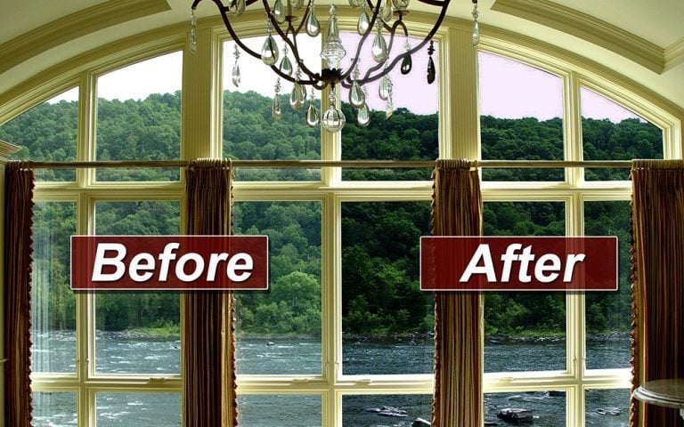 Window Tinting before and after