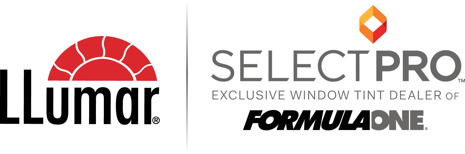 LLumar Select Pro &mdash; Exclusive Window Tint Dealer of Formula One